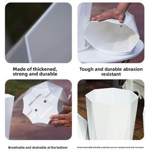 <b>Large</b> Plastic Resin Modern Home Use Extra-<b>Large</b> Thickened Plant <b>Pot</b> Green Plants Balcony Living Room <b>Flower</b> <b>Pots</b> - Product Image 4