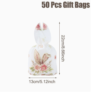 Bolsas de Plástico con Orejas de Conejo de Dibujos Animados para Pascua, para Dulces, Bocadillos, Galletas, Regalos, Bolsas de Embalaje Festivas Desechables, Venta al por Mayor DAMAI - Product Image 6