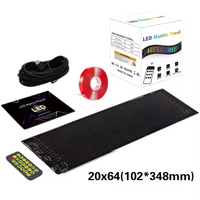 Lumière LED flexible pour voiture, affichage personnalisé, animation programmable, publicité sur camion, logo lumineux, lampe œil d'ange/diable, IP68, 12V