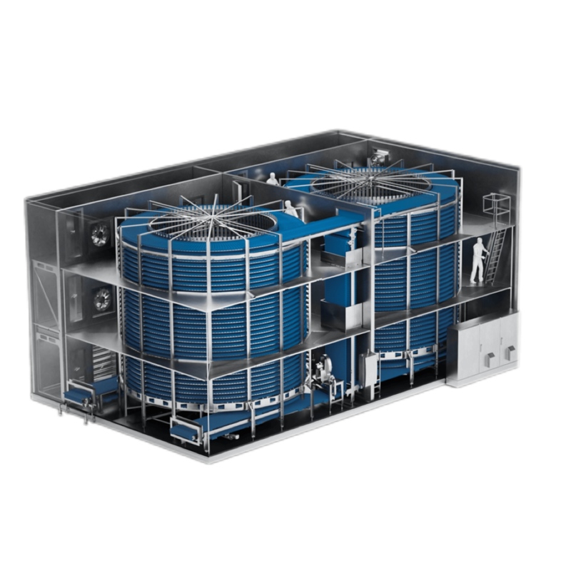 Food Grade Continuous Uniform Freezing Stainless