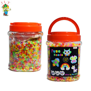 Jouet de puzzle éducatif en plastique DIY de 5 mm pour enfants, 9000 pièces, perles lumineuses à huit couleurs, jouets éducatifs - Product Image 4