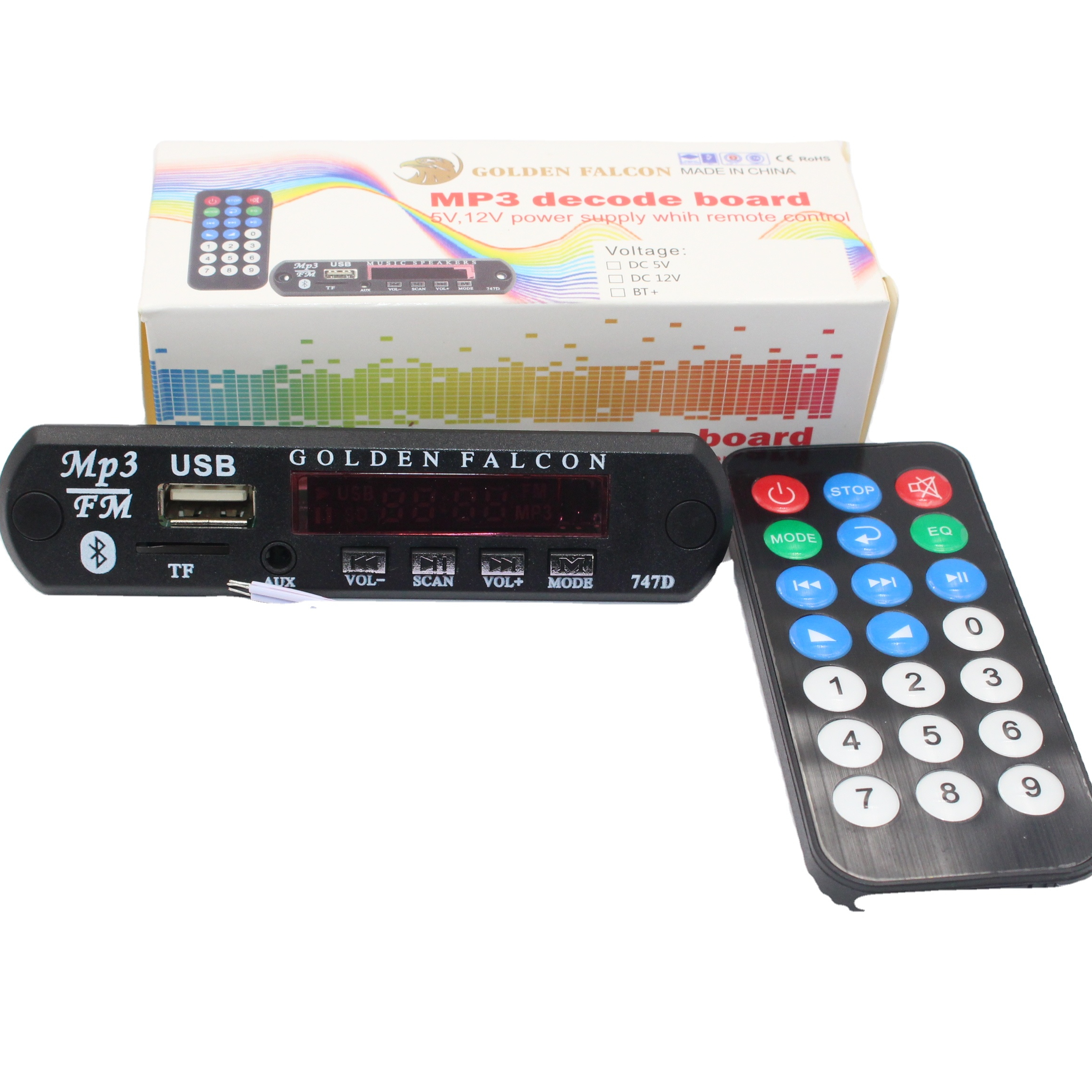 Золотой сокол, co TF TWS Mp3 декодер Модуль платы плеера