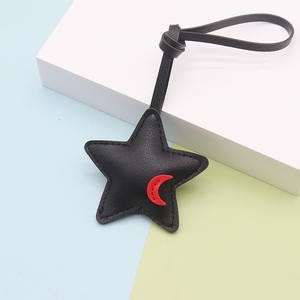 พวงกุญแจหนังสำหรับกระเป๋า <span class=keywords><strong>Goodnight</strong></span> Stars <span class=keywords><strong>Moon</strong></span> Light พวงกุญแจรูปพระจันทร์และดวงดาว 3 มิติ จี้ห้อยกระเป๋าหนัง PU อุปกรณ์ตกแต่งกระเป๋าแฟชั่น - Product Image 4