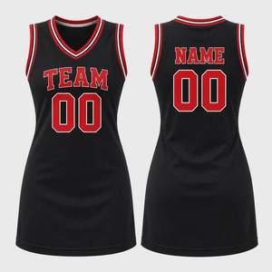Maillot de basket personnalisé avec nom et numéro, robe d'équipe pour femmes - Product Image 5