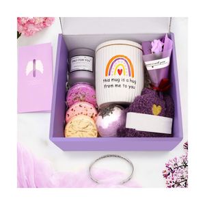 Get Well Soon Gift Set Box Custom Thinking of You Gift Ideas for Women <b>Presents</b> for Her Aromatherapy Stress Relief Spa Basket - Product Image 5