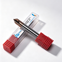 55HRC fraise en bout de chanfrein avec perceuse de centrage 90 ° 60 ° perceuse à point fixe outil de chanfreinage perceuse centrale positionnement perceuse fraise en bout