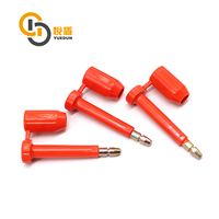 Sceau à boulon numéroté pour camion conteneur YDBS-017, imprimé au laser, RFID, haute sécurité, en acier Q235A et ABS, résistance à la traction >15KN