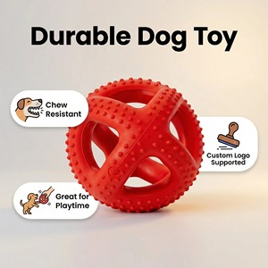 Nuevo Juguete Masticable de TPR Resistente para Perros, OEM y ODM, para Limpieza de Dientes, Juguete de Goma para Mascotas, para Masticadores Agresivos - Product Image 4