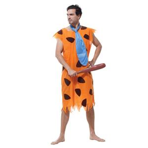 Disfraz de hombre cavernícola para niños y niñas de MS Umorden, disfraz de niño cavernícola, niña cavernícola, era de piedra, cosplay primitivo, disfraces de Purim y Halloween - Product Image 5