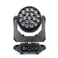Luces LED Móviles de Escenario K15 Beamwash con Zoom Bee Eye RGBW, 19x40W RGBW Wash Moving Head, para Eventos, Bodas, DJ, Conciertos, Fiestas y Clubs