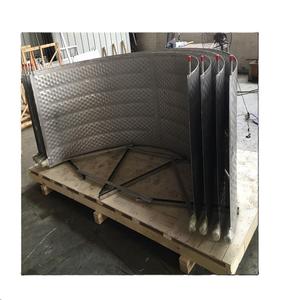 Veste de refroidissement de plat d'oreiller de fossette d'acier inoxydable utilisée pour le condensateur d'équipement de refroidissement - Product Image 6