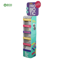 Soporte de exhibición personalizable para aperitivos de supermercado, estante ecológico de patatas fritas de nuevo diseño para exhibición de patatas fritas