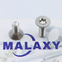 MALAXY M3 M4 M5 M6 Acier Inoxydable 304 Vis Antivol Douille Torx Plat Fraisée Sécurité Avec Goupille Vis Torx