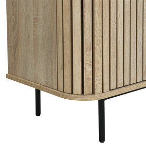 מזנון עץ מודרני עם 3 מגירות, עיצוב פרנזים ודלת בסגנון שייקר לחדר שינה, פינת אוכל, סלון וריהוט למלונות - Product Image 2