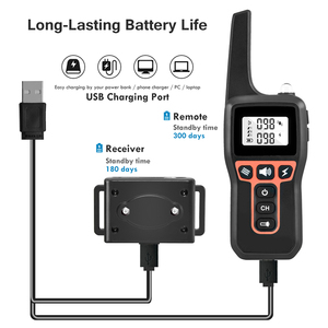 נטענת פוליאסטר לחיות מחמד אימון כלב כלב לא נבח הלם חשמלי שליטה צווארון לחיות מחמד מאמן - Product Image 3