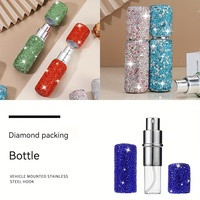 Vaporisateur à pompe en aluminium cosmétique moussant 5ml 10ml 100 pièces, portable et rechargeable, avec capuchon de pulvérisation pour parfum