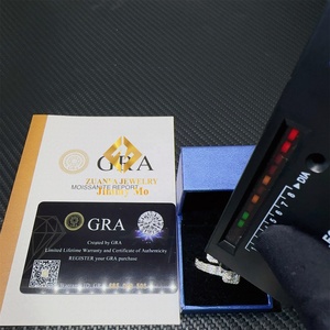 2,61 Karat GRA-Zertifiziert 925 Silber Diamanttester-geprüft VVS1 Baguette Moissanit Iced Out Schmuck Hip-Hop <span class=keywords><strong>Ring</strong></span> für Herren - Product Image 2
