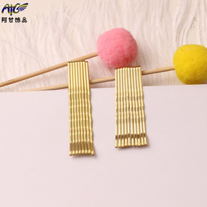 ปิ่นปักผมสไตล์เกาหลีกิ๊บติดผมสีทองแบบไม่ร่วง - Product Image 2