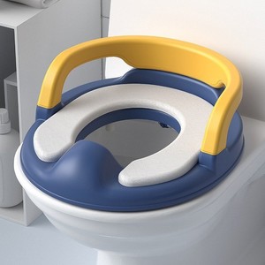 Siège de toilette antidérapant en forme de U pour enfants, matériau PP, design minimaliste, usage domestique - Product Image 1