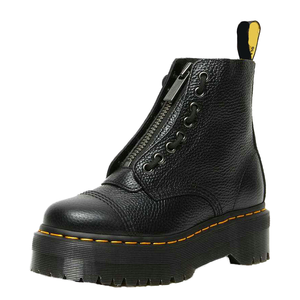 ฤดูหนาวฤดูใบไม้ร่วงแฟชั่นใหม่สไตล์ตะวันตกอังกฤษรองเท้าบูทหุ้มข้อผู้หญิงซิปด้านหน้ากันลื่นหนังแท้ส้นกลางพื้นรองเท้าแบบแพลตฟอร์ม - Product Image 2