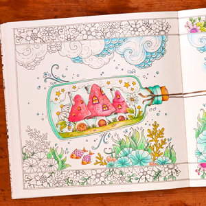 Livre de <span class=keywords><strong>coloriage</strong></span> interactif d'anime d'enfant à couverture souple pour l'anxiété chez l'<span class=keywords><strong>adulte</strong></span> - Product Image 6