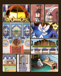 Kit de Bricolaje para Rincón de Lectura con Diseño de Mezquita, Rompecabezas 3D de Madera con Luz LED, Decoración de Estilo Islámico Musulmán para el Hogar, Regalos para Ramadán - Product Image 2