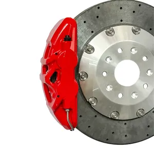 Auto Brake Caliper Set For GMC Canyon AT4X 2023 Wheel Size 265/60 R18 RED
