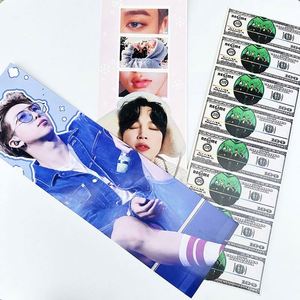 Pancarta Personalizada de Papel Recubierto con Diseño de Estrellas del K-Pop para Conciertos y Fiestas, Pancarta Impresa con Eslogan Personalizado para Cumpleaños - Product Image 5