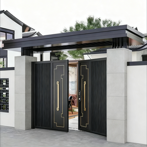 Portões Automáticos Modernos de Alumínio para Entrada de Pátio com Recursos de Segurança - Product Image 3