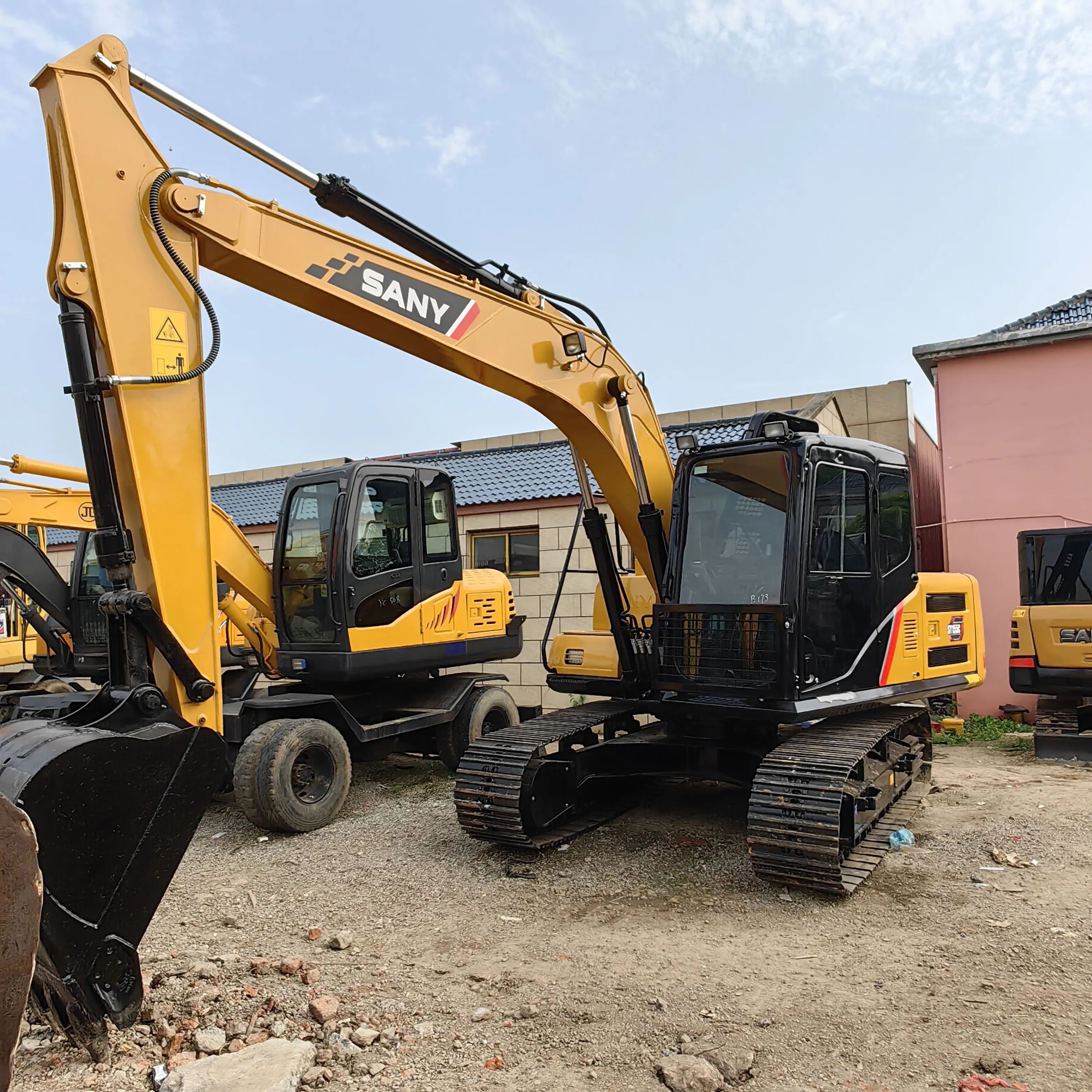 Cheap China Brand USED SANY 15.5ton Excavator crawler digger USED SANY SY155c for Sale