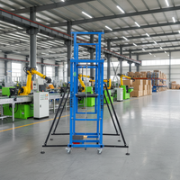 Plateforme élévatrice électrique pour échafaudage 2/4/6/8/10M/12M, capacité de levage 200-500 kg, échafaudage mobile électrique avec télécommande