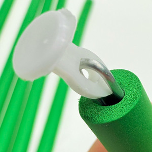 10 Pezzi Bigodini in Plastica Fredda da 24cm e Rulli in Schiuma Senza Calore, Bastoncini Flessibili per Arricciare i Capelli - Product Image 5