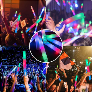 Bâtons <span class=keywords><strong>lumineux</strong></span> LED en <span class=keywords><strong>mousse</strong></span> pour fête, tube <span class=keywords><strong>lumineux</strong></span> RVB pour DJ, boîte de nuit, concert, jouet, perles, livraison directe - Product Image 6