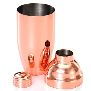 Professional Metal Silver Cocktail <strong>Shakers</strong> Bar Tools Accessories 750Ml Stainless Steel Cocktail <strong>Shaker</strong> - Product Image 4