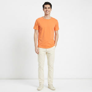 T-shirt à manches courtes pour homme, prix de gros, promotionnel, qualité d'exportation, col rond, séchage rapide, 100% coton - Product Image 1