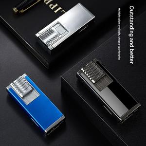 Biểu Tượng Tùy Chỉnh Ngọn Lửa Đôi Kim Loại Cigar <span class=keywords><strong>Torch</strong></span> Nhẹ Hơn <span class=keywords><strong>Great</strong></span> Power Refillable Với Tích Hợp Cigar Punch Cho Máy Bay Phản Lực Người Hút Thuốc - Product Image 6