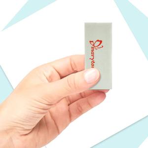 Pulidor de Uñas de Doble Cara Verde y Blanco de Material EVA al por Mayor, Mini Pulidor Rápido para un Brillo Intenso - Product Image 4
