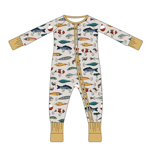 Nuovo Design Tutina per <span class=keywords><strong>Neonati</strong></span> in Viscosa di Bambù, Pigiama Morbido, Body per Bambini e Bambine, Abbigliamento Stampato Personalizzato - Product Image 2