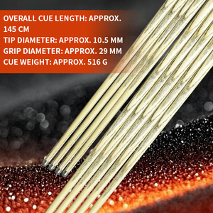ASRB CUETK05 Stecca da Biliardo in Acero Leggera e Resistente da 145 cm, Alta Qualità in Legno di Frassino e Ebano, Giunto Singolo in Acciaio Inossidabile, per Biliardo a Nove Palle e Ronnie - Product Image 4