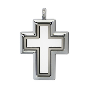 Pendentif Médaillon Photo Creux en Alliage en Forme de Clé avec Chaîne en Bambou et Aimants Flottants, S'ouvre pour Contenir des Fleurs Séchées - Product Image 4