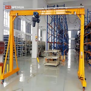 최저가 1 톤 2 톤 3 톤 5 톤 10 톤 전기 모바일 휴대용 갠트리 크레인 리프팅 장비 작업장을위한 크레인 여행 - Product Image 2