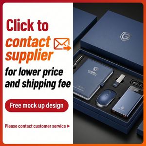 Wholesale Promotional Luxury Business Gift <b>Set</b> Customizable Stainless Steel <b>Notebook</b> 10000mAh Power Bank USB (Gift Box - Product Image 6