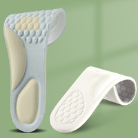 Semelles intérieures en gel PU confortables, respirantes, absorbant la transpiration, résistantes aux odeurs, durables, douces, fines, pour le sport d'été, soulagement de la douleur
