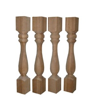 Rambarde en bois pour Villa, support d'escalier décoratifs, Style chinois, diy, bricolage
