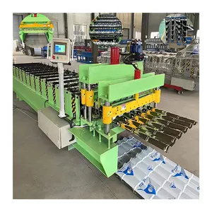 Brug Pre-Gegalvaniseerde Kabelgoot Kabelgoot Roll Maken Machine Pvc Tegel Making Machine Met Ce Certificaat