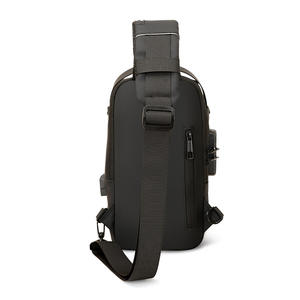 Bolso de Pecho para Hombre, Negro, Anti-Robo, con Puerto USB, Gran Capacidad, para Uso Diario, Primavera 2025 - Product Image 2