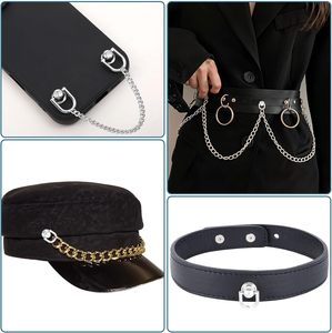 Anillos en D giratorios con tornillo de bola para bolsos, remaches metálicos para cuero - Product Image 3
