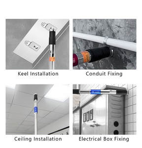 Juego Completo de <span class=keywords><strong>Clavadora</strong></span> de Estructuras con Clavos de Disparo Pistola de Clavos para Pared de Cemento Concreto Canaleta de Cables y Fijación de Techo - Product Image 6
