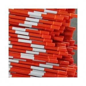 Palos de nieve FRP flexibles resistentes a los rayos UV Postes de carril reflectantes de fibra de vidrio - Product Image 1