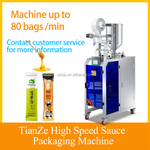 Máquina Envasadora Automática de Mantequilla de Cacahuete, Salada, Kétchup, Miel, Mermelada, Pasta de Tomate y Salsas en Sobres Pequeños - Product Image 6
